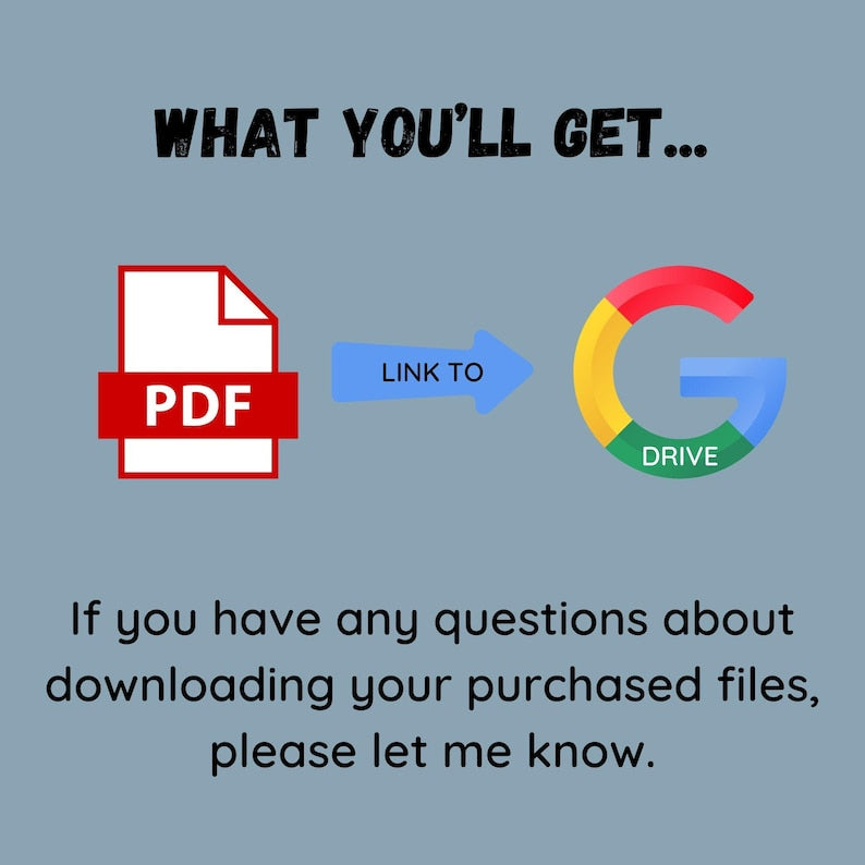 Digital download delivery through Google Drive