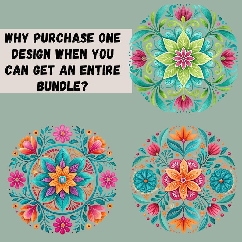 Complete Mexican Flowers PNG bundle