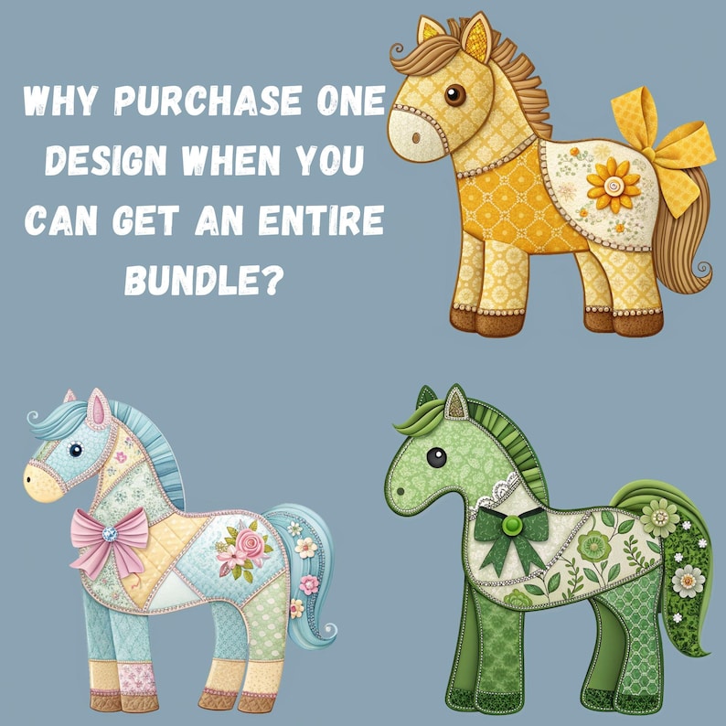 Benefits and creative uses for the patchwork horse clipart bundle