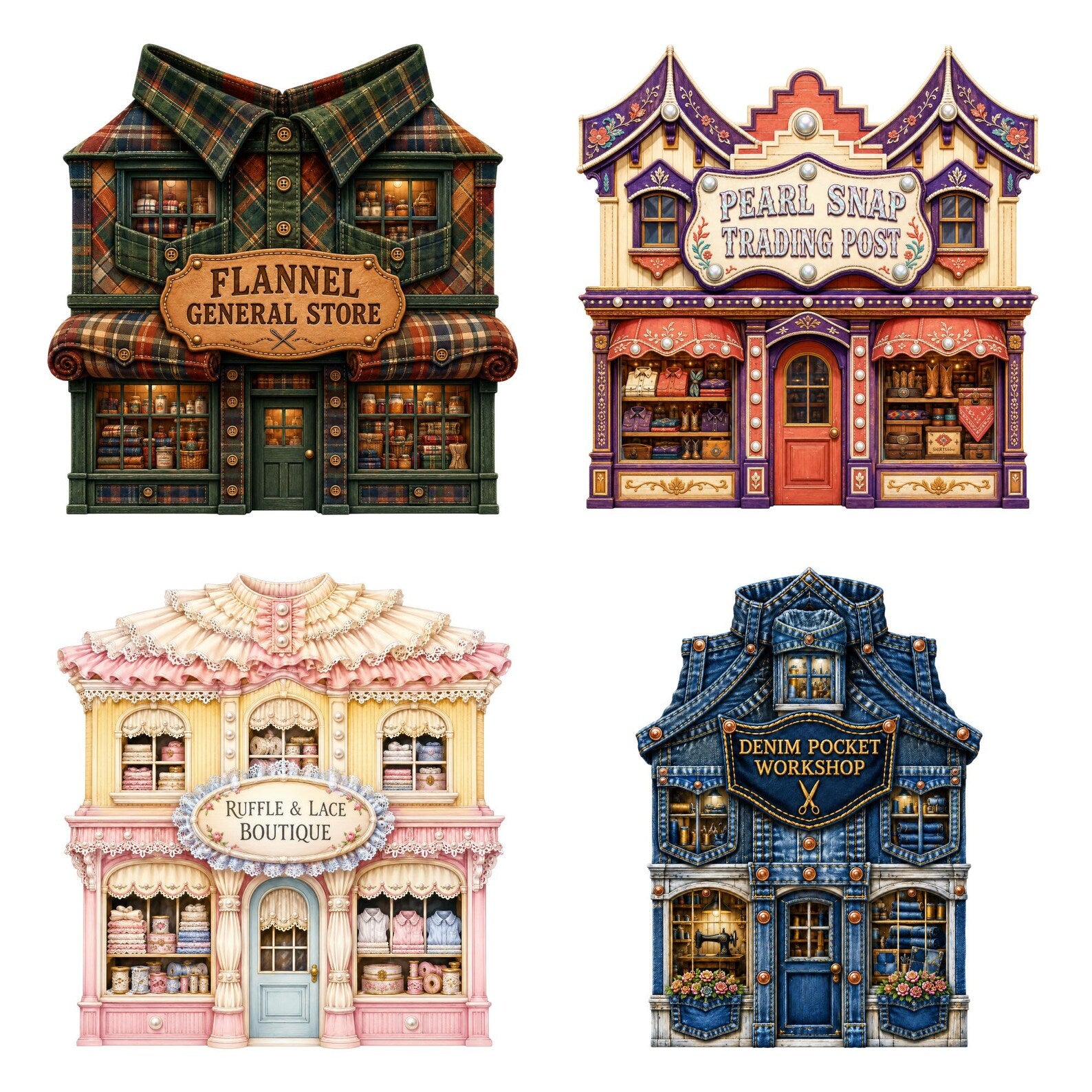 Shirt Village clipart bundle – image 4